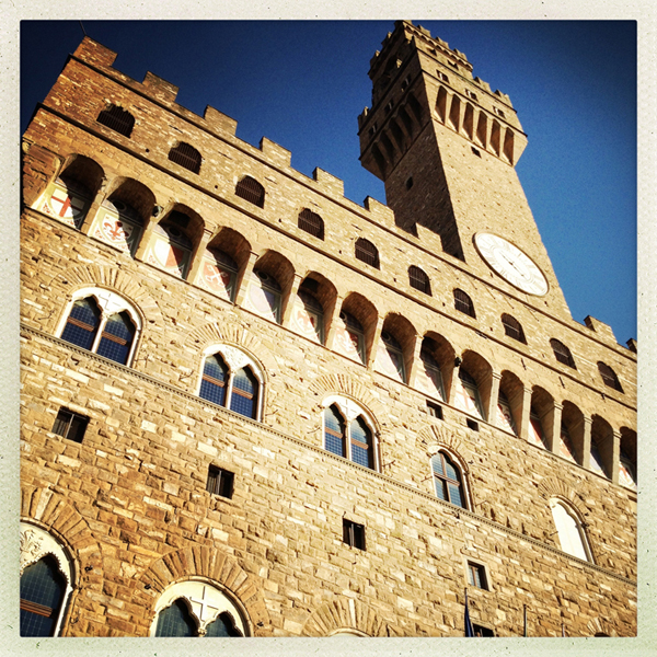 L'auguste façade du Palazzo Vecchio