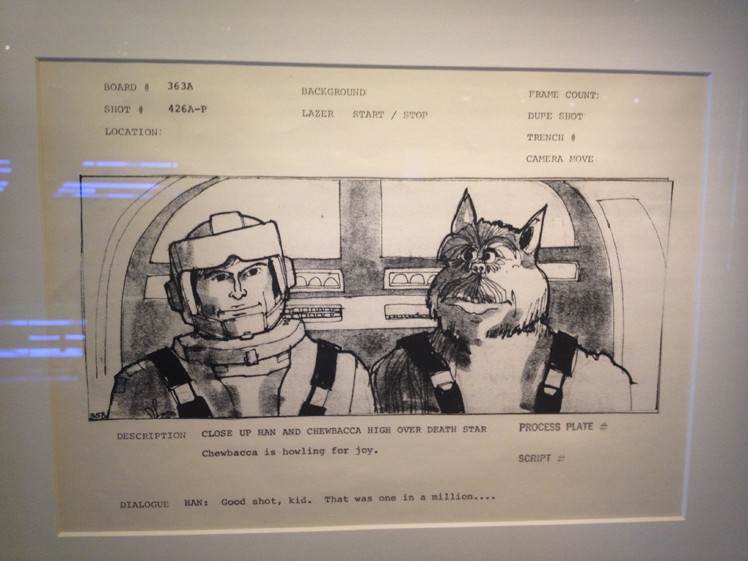 Les "premiers" Han Solo et Chewbacca dans le cockpit du Faucon Millenium